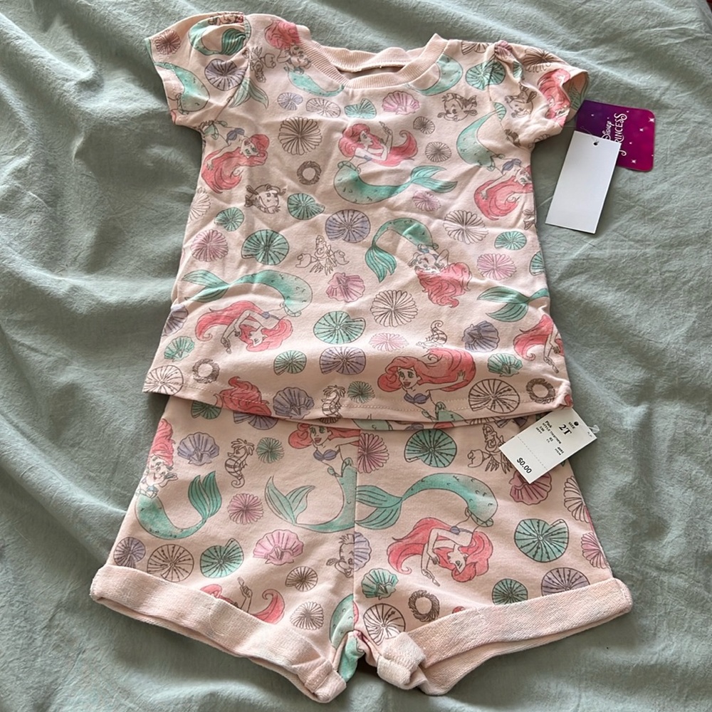 NWT Toddler 2T Little Mermaid Set